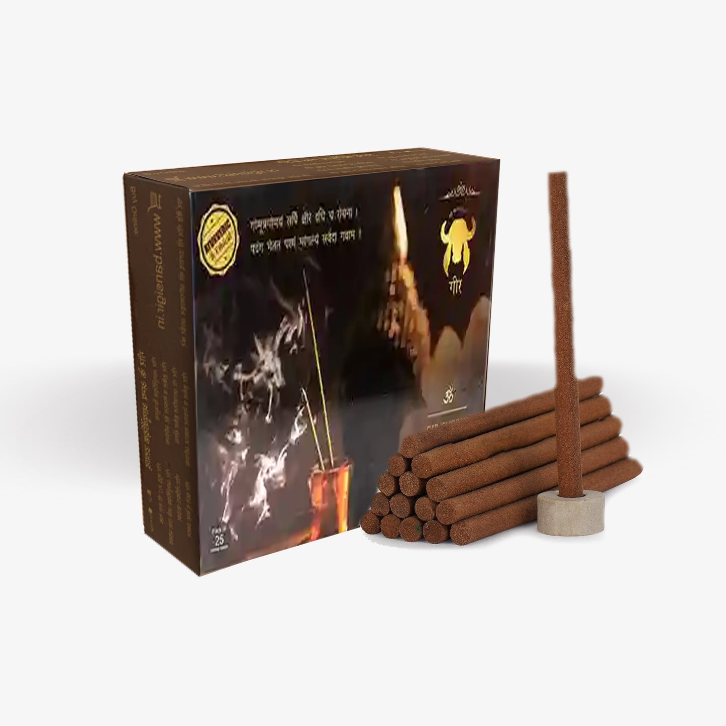 GIR Surbhi Gomayam Dhoop Sticks - 25 Sticks