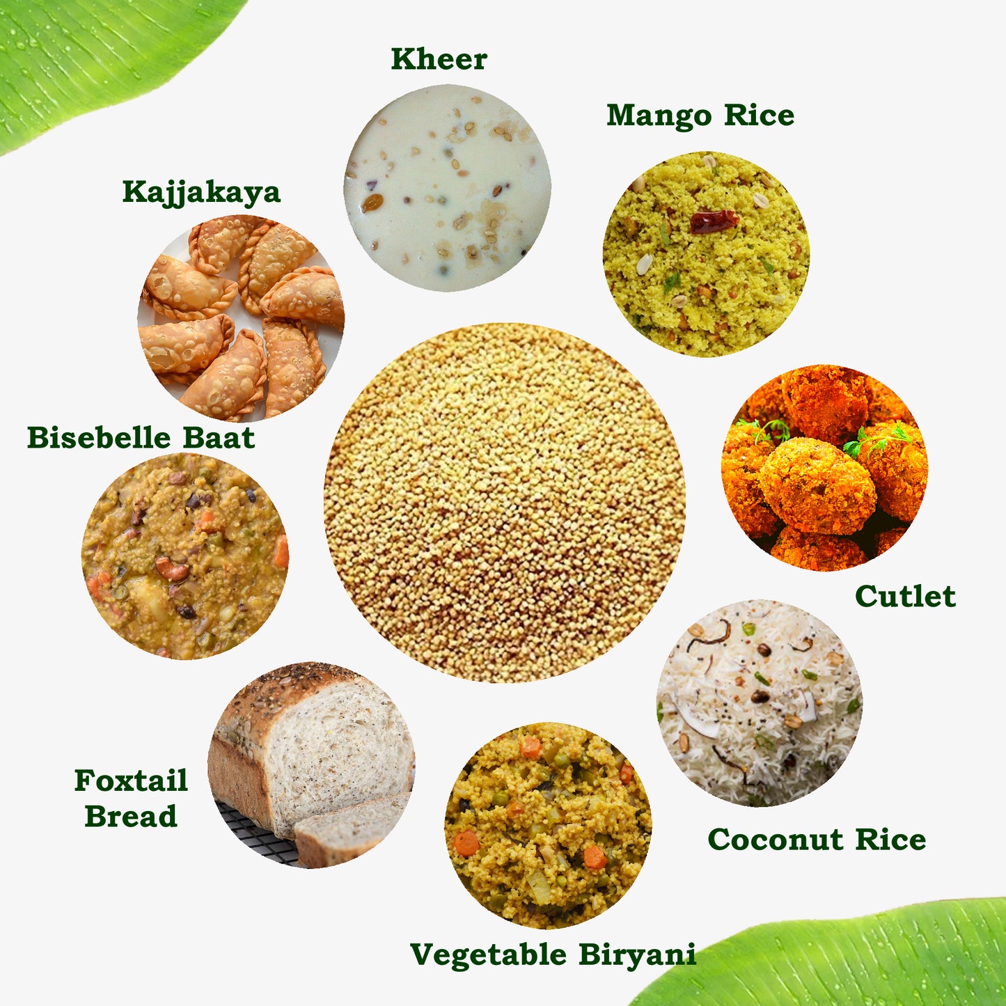 Unpolished Fox Tail Millet(Korralu) 1 Kg