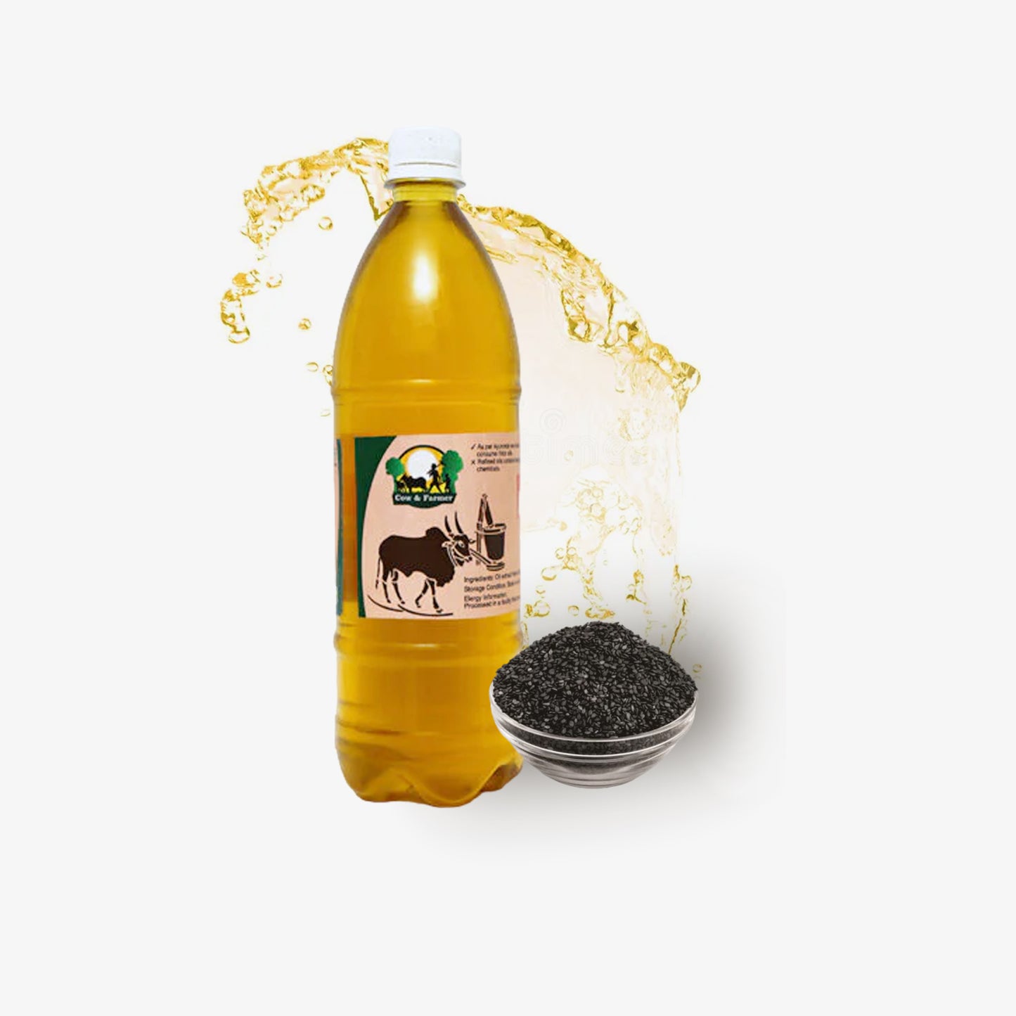 Bull Driven Cold Pressed Sesame Oil 1 Ltr