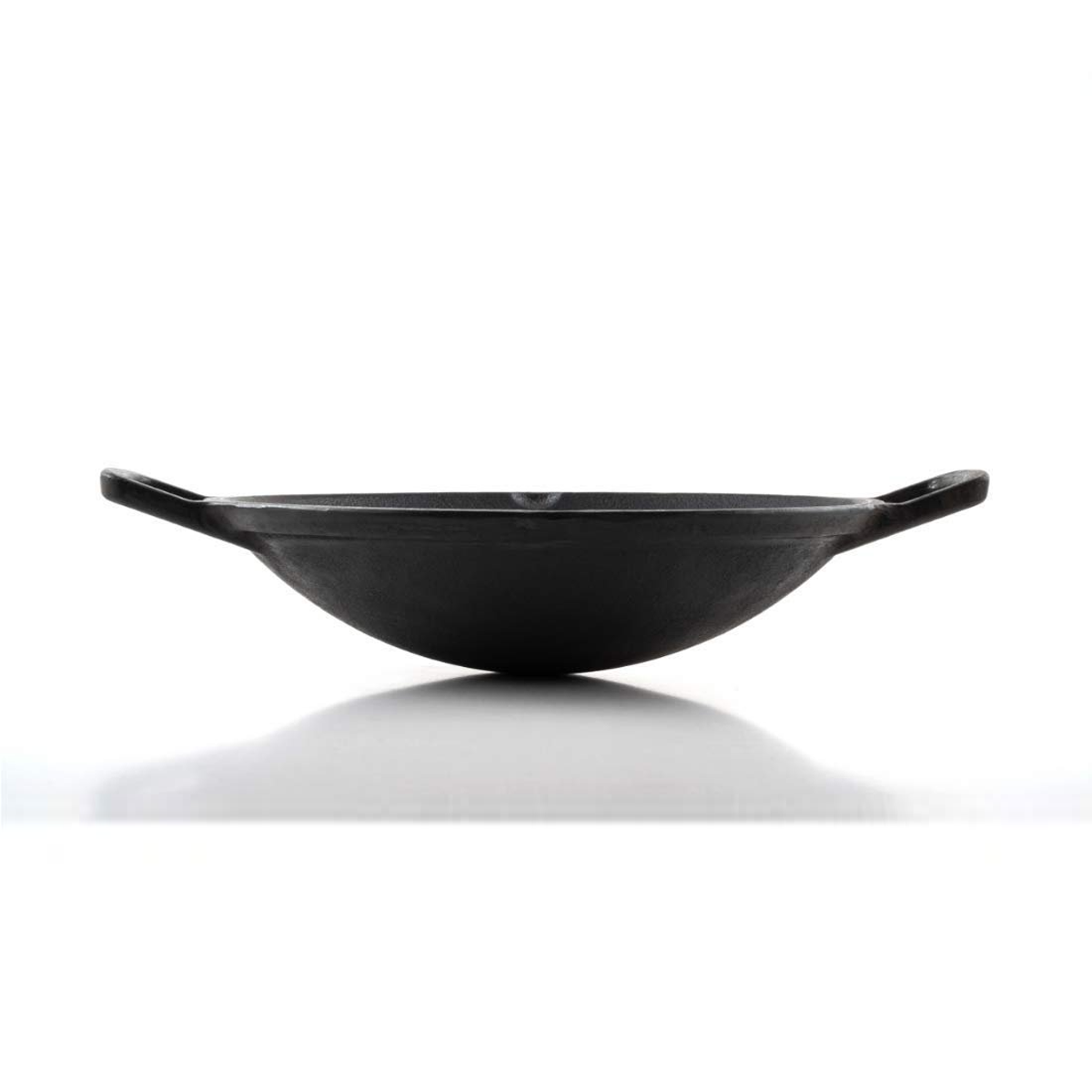 Shallow Cast Iron Kadai 11-Inch | Pre-Seasoned Cookware for Sautéing & Frying – Versatile & Durable