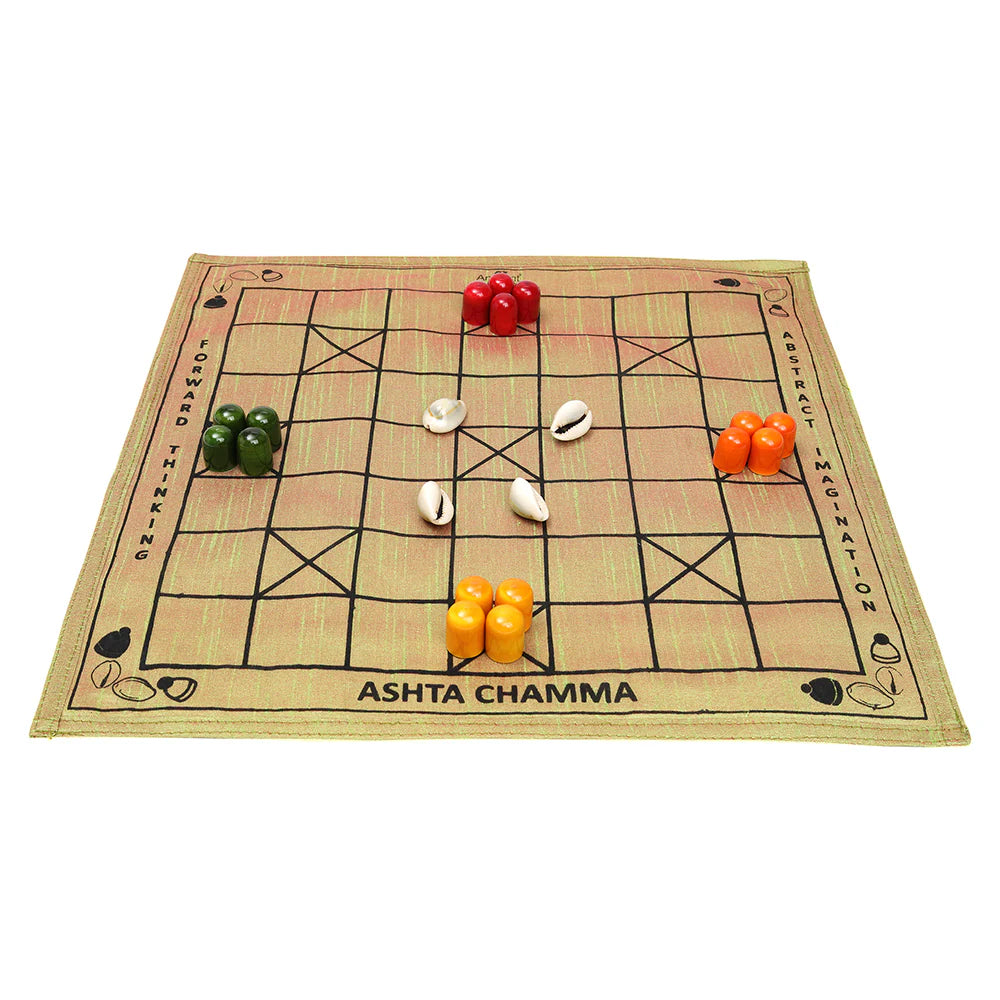 Chemma Ancient Living Games Odd Square Cowrie (Asta Chemma) – Cow and Farmer