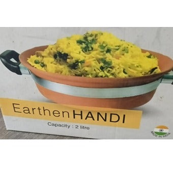 Clay  Earthen Handi 2L