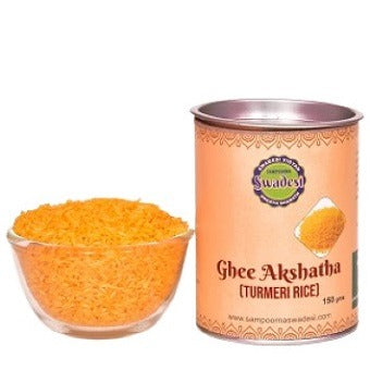 Ghee Akshatha (Turmeric Rice) 150gm
