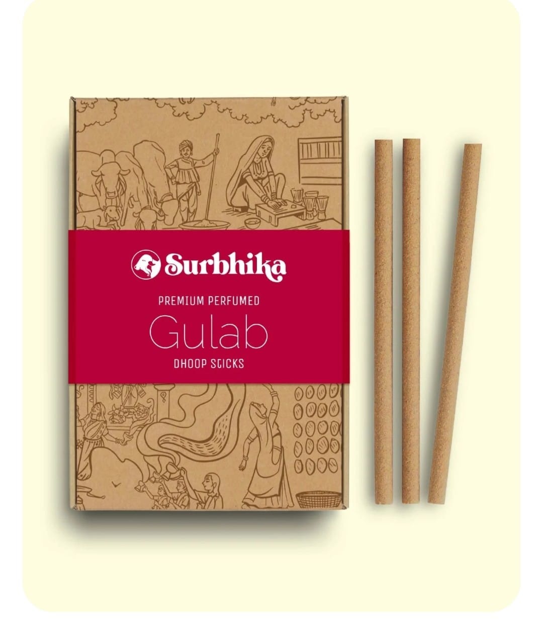 Gulab Dhoop Sticks