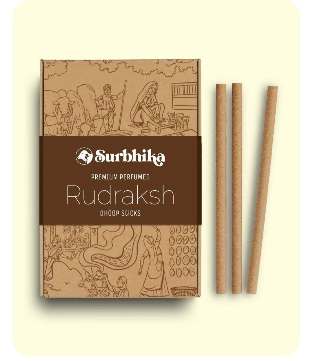 Rudraksha Dhoop Sticks