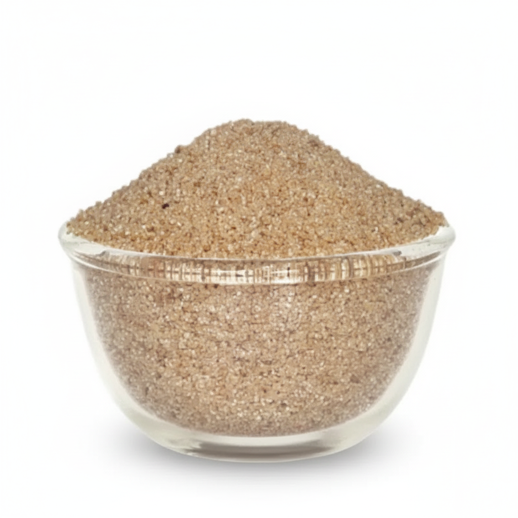 Barnyard Millet in a clear glass bowl