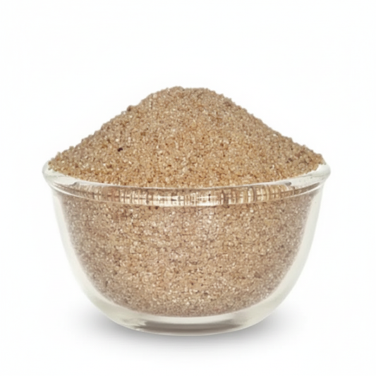 Barnyard Millet in a clear glass bowl