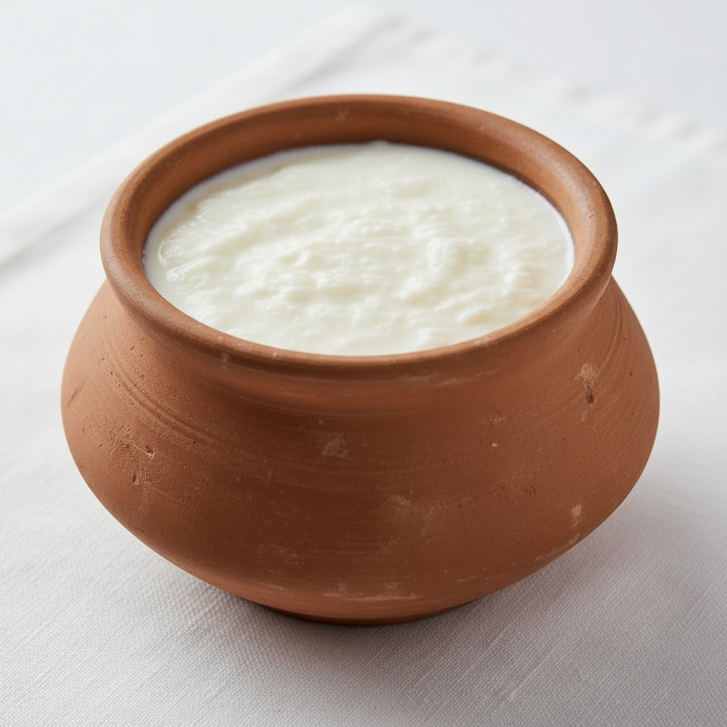 Fresh Desi Cow Milk Curd