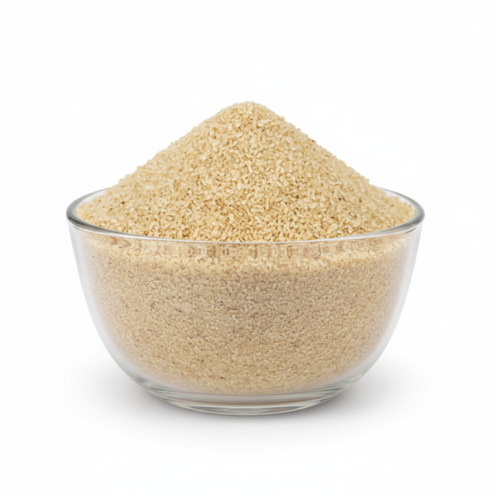 Multi Millet Upma Ravva in a clear glass bowl